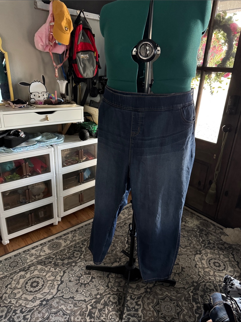 Torrid Dark Blue Lean Jeans